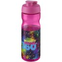 Bidon H2O Base® o pojemności 650 ml z wieczkiem zaciskowym magenta, magenta (21004527)