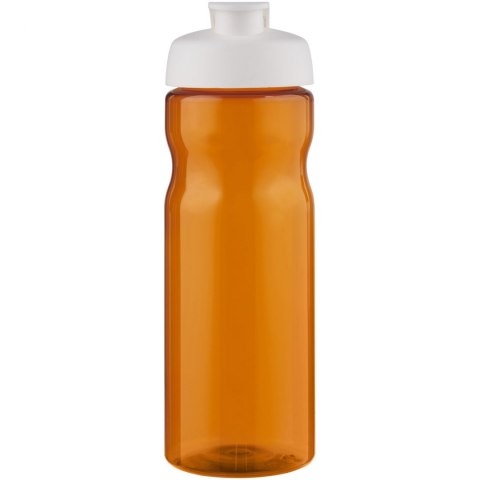 Bidon H2O Base® o pojemności 650 ml z wieczkiem zaciskowym pomarańczowy, biały (21004530) Bidon H2O Base® o pojemności 650 ml z wieczkiem zaciskowym pomarańczowy, biały (21004530)