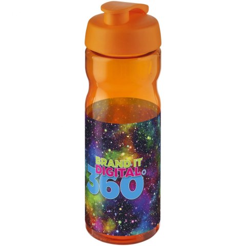 Bidon H2O Base® o pojemności 650 ml z wieczkiem zaciskowym pomarańczowy, pomarańczowy (21004531) Bidon H2O Base® o pojemności 650 ml z wieczkiem zaciskowym pomarańczowy, pomarańczowy (21004531)