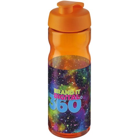 Bidon H2O Base® o pojemności 650 ml z wieczkiem zaciskowym pomarańczowy, pomarańczowy (21004531) Bidon H2O Base® o pojemności 650 ml z wieczkiem zaciskowym pomarańczowy, pomarańczowy (21004531)
