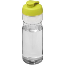 Bidon H2O Base® o pojemności 650 ml z wieczkiem zaciskowym przezroczysty, limonka (21004504)