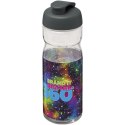 Bidon H2O Base® o pojemności 650 ml z wieczkiem zaciskowym przezroczysty, szary (21004523)