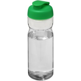 Bidon H2O Base® o pojemności 650 ml z wieczkiem zaciskowym przezroczysty, zielony (21004506)