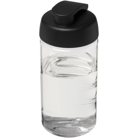 Bidon H2O Bop® o pojemności 500 ml z wieczkiem zaciskowym przezroczysty, czarny (21005000)