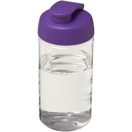 Bidon H2O Bop® o pojemności 500 ml z wieczkiem zaciskowym przezroczysty, fioletowy (21005009)