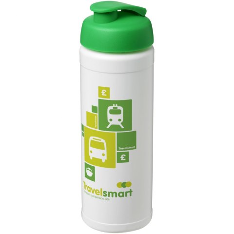 Bidon Baseline® Plus o pojemności 750 ml z wieczkiem zaciskowym biały, zielony (21007006) Bidon Baseline® Plus o pojemności 750 ml z wieczkiem zaciskowym biały, zielony (21007006)