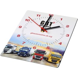 Prostokątny zegar ścienny Brite-Clock® czarny (21053100)