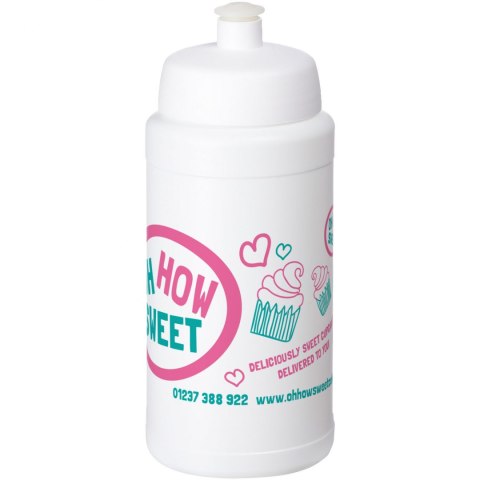 Bidon Baseline® Plus o pojemności 500 ml z wieczkiem sportowym biały (21068801) Bidon Baseline® Plus o pojemności 500 ml z wieczkiem sportowym biały (21068801)