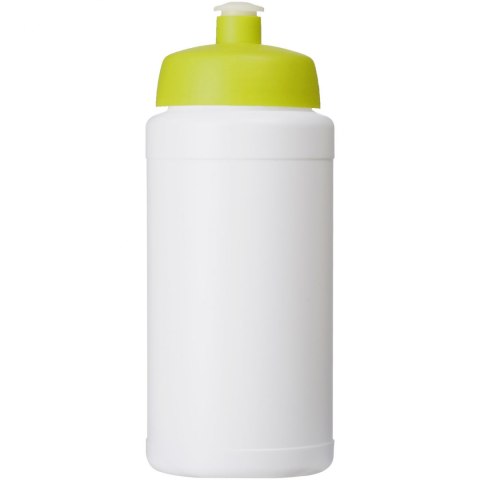 Bidon Baseline® Plus o pojemności 500 ml z wieczkiem sportowym biały, limonka (21068804) Bidon Baseline® Plus o pojemności 500 ml z wieczkiem sportowym biały, limonka (21068804)