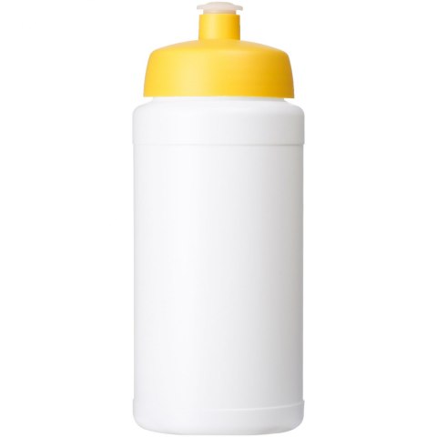 Bidon Baseline® Plus o pojemności 500 ml z wieczkiem sportowym biały, żółty (21068810) Bidon Baseline® Plus o pojemności 500 ml z wieczkiem sportowym biały, żółty (21068810)