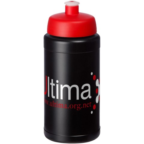 Bidon Baseline® Plus o pojemności 500 ml z wieczkiem sportowym czarny, czerwony (21068814) Bidon Baseline® Plus o pojemności 500 ml z wieczkiem sportowym czarny, czerwony (21068814)