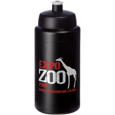 Bidon Baseline® Plus o pojemności 500 ml ze sportowym wieczkiem i uchwytem czarny (21068711) Bidon Baseline® Plus o pojemności 500 ml ze sportowym wieczkiem i uchwytem czarny (21068711)