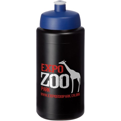 Bidon Baseline® Plus o pojemności 500 ml ze sportowym wieczkiem i uchwytem czarny, niebieski (21068713) Bidon Baseline® Plus o pojemności 500 ml ze sportowym wieczkiem i uchwytem czarny, niebieski (21068713)