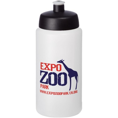 Bidon Baseline® Plus o pojemności 500 ml ze sportowym wieczkiem i uchwytem przezroczysty, czarny (21068715) Bidon Baseline® Plus o pojemności 500 ml ze sportowym wieczkiem i uchwytem przezroczysty, czarny (21068715)