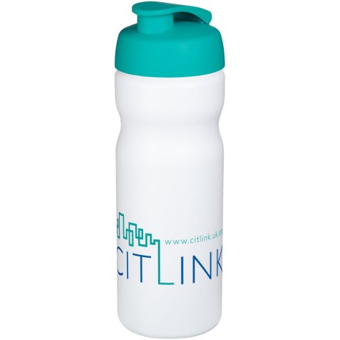 Bidon Baseline® Plus o pojemności 650 ml z otwieranym wieczkiem biały, morski (21068505) Bidon Baseline® Plus o pojemności 650 ml z otwieranym wieczkiem biały, morski (21068505)