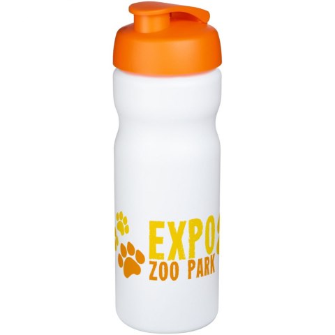 Bidon Baseline® Plus o pojemności 650 ml z otwieranym wieczkiem biały, pomarańczowy (21068507) Bidon Baseline® Plus o pojemności 650 ml z otwieranym wieczkiem biały, pomarańczowy (21068507)