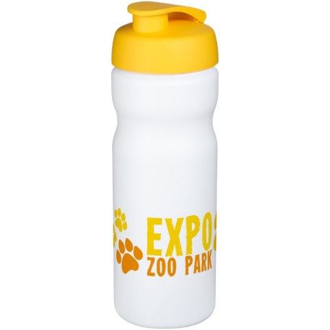 Bidon Baseline® Plus o pojemności 650 ml z otwieranym wieczkiem biały, żółty (21068510) Bidon Baseline® Plus o pojemności 650 ml z otwieranym wieczkiem biały, żółty (21068510)
