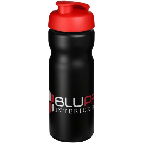 Bidon Baseline® Plus o pojemności 650 ml z otwieranym wieczkiem czarny, czerwony (21068514) Bidon Baseline® Plus o pojemności 650 ml z otwieranym wieczkiem czarny, czerwony (21068514)
