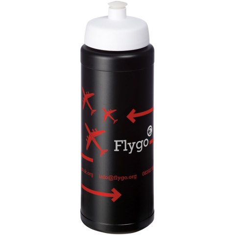 Bidon Baseline® Plus o pojemności 750 ml z wieczkiem sportowym czarny, biały (21069012) Bidon Baseline® Plus o pojemności 750 ml z wieczkiem sportowym czarny, biały (21069012)