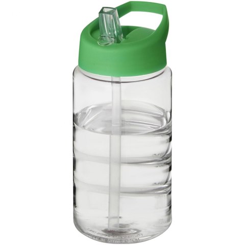 Bidon H2O Bop o pojemności 500 ml z wieczkiem z dzióbkiem przezroczysty, zielony (21088302)