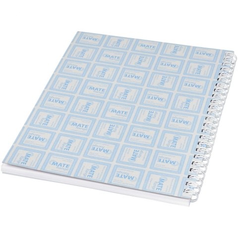 Notatnik Desk-Mate® w formacie A5 z przedziałką i okładką wykonaną z PP biały (21247004) Notatnik Desk-Mate® w formacie A5 z przedziałką i okładką wykonaną z PP biały (21247004)