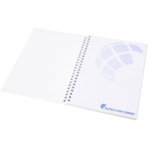 Notatnik Desk-Mate® w formacie A5 z przedziałką i okładką wykonaną z PP biały (21247004) Notatnik Desk-Mate® w formacie A5 z przedziałką i okładką wykonaną z PP biały (21247004)