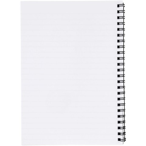 Notatnik Desk-Mate® w formacie A4 z okładką wykonaną z syntetycznego materiału. biały, czarny (21270001) Notatnik Desk-Mate® w formacie A4 z okładką wykonaną z syntetycznego materiału. biały, czarny (21270001)
