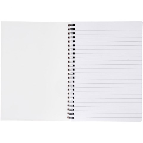 Notatnik Desk-Mate® w formacie A4 z okładką wykonaną z syntetycznego materiału. biały, czarny (21270001) Notatnik Desk-Mate® w formacie A4 z okładką wykonaną z syntetycznego materiału. biały, czarny (21270001)