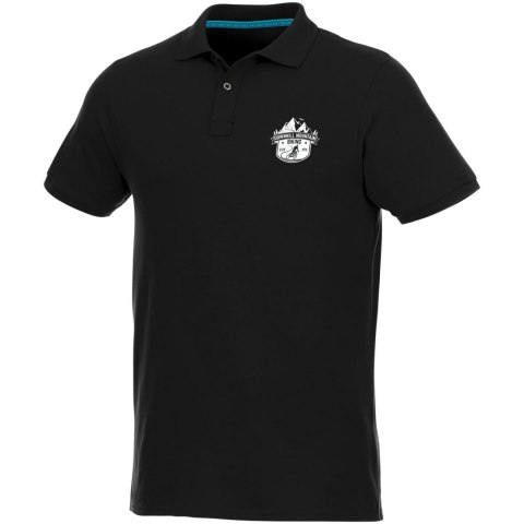 Beryl - męska organiczne polo z krótkim rękawem z recyclingu czarny (37502996) Beryl - męska organiczne polo z krótkim rękawem z recyclingu czarny (37502996)