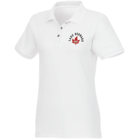 Beryl - organiczne damska polo z krótkim rękawem z recyclingu biały (37503011) Beryl - organiczne damska polo z krótkim rękawem z recyclingu biały (37503011)