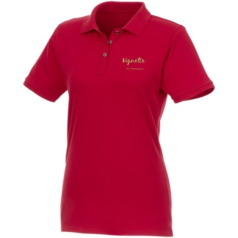 Beryl - organiczne damska polo z krótkim rękawem z recyclingu czerwony (37503254) Beryl - organiczne damska polo z krótkim rękawem z recyclingu czerwony (37503254)