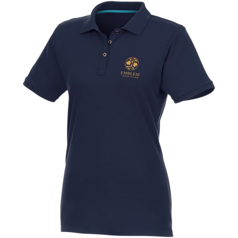Beryl - organiczne damska polo z krótkim rękawem z recyclingu granatowy (37503495) Beryl - organiczne damska polo z krótkim rękawem z recyclingu granatowy (37503495)