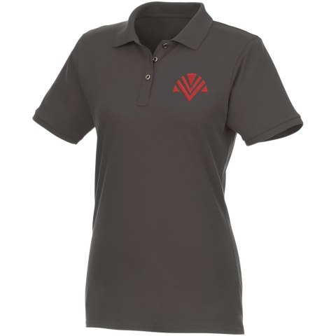 Beryl - organiczne damska polo z krótkim rękawem z recyclingu szary sztormowy (37503892) Beryl - organiczne damska polo z krótkim rękawem z recyclingu szary sztormowy (37503892)