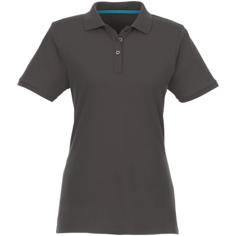 Beryl - organiczne damska polo z krótkim rękawem z recyclingu szary sztormowy (37503892) Beryl - organiczne damska polo z krótkim rękawem z recyclingu szary sztormowy (37503892)