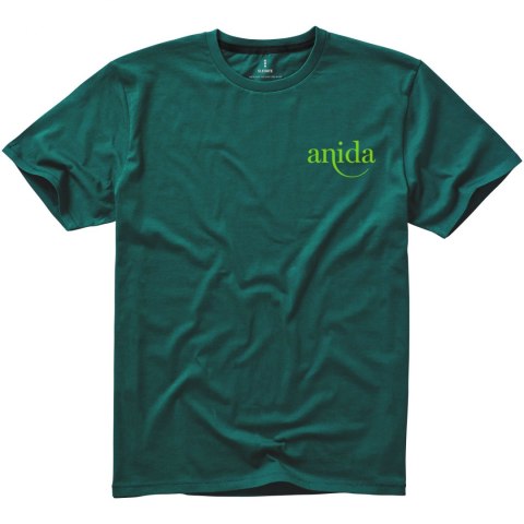 Męski t-shirt Nanaimo z krótkim rękawem leśny zielony (38011603) Męski t-shirt Nanaimo z krótkim rękawem leśny zielony (38011603)