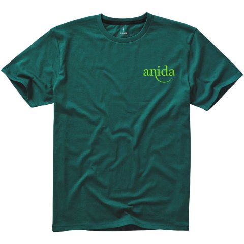 Męski t-shirt Nanaimo z krótkim rękawem leśny zielony (38011603) Męski t-shirt Nanaimo z krótkim rękawem leśny zielony (38011603)