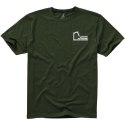 Męski t-shirt Nanaimo z krótkim rękawem zieleń wojskowa (38011701)