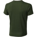 Męski t-shirt Nanaimo z krótkim rękawem zieleń wojskowa (38011701)