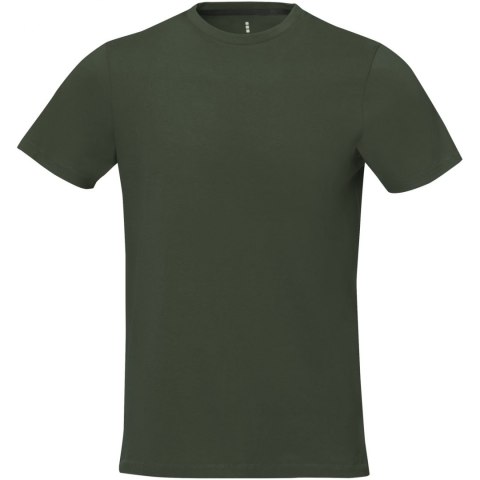 Męski t-shirt Nanaimo z krótkim rękawem zieleń wojskowa (38011703) Męski t-shirt Nanaimo z krótkim rękawem zieleń wojskowa (38011703)