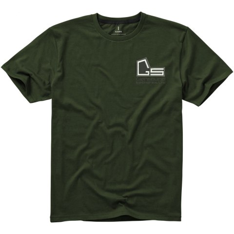 Męski t-shirt Nanaimo z krótkim rękawem zieleń wojskowa (38011704) Męski t-shirt Nanaimo z krótkim rękawem zieleń wojskowa (38011704)