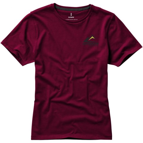 Damski t-shirt Nanaimo z krótkim rękawem bordo (38012241) Damski t-shirt Nanaimo z krótkim rękawem bordo (38012241)
