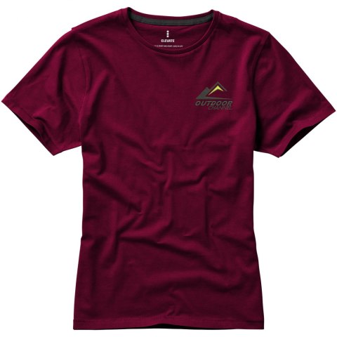 Damski t-shirt Nanaimo z krótkim rękawem bordo (38012241) Damski t-shirt Nanaimo z krótkim rękawem bordo (38012241)
