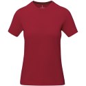 Damski t-shirt Nanaimo z krótkim rękawem czerwony (38012254)