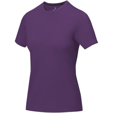 Damski t-shirt Nanaimo z krótkim rękawem sliwkowy (38012381)