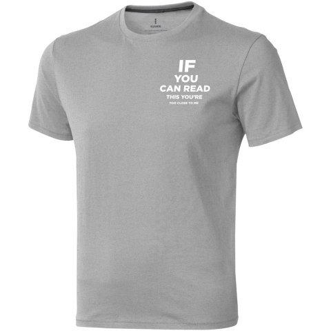 Męski t-shirt Nanaimo z krótkim rękawem szary melanż (38011965) Męski t-shirt Nanaimo z krótkim rękawem szary melanż (38011965)