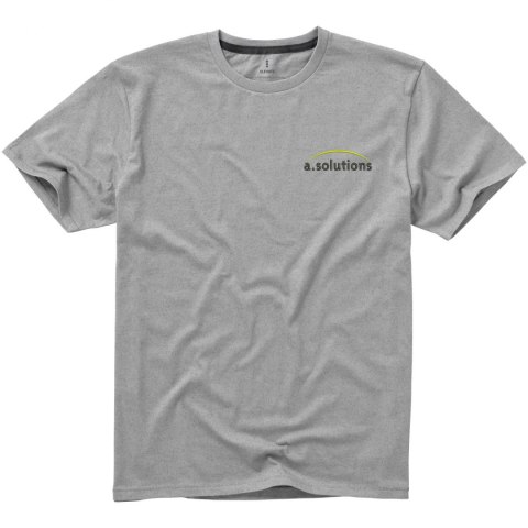 Męski t-shirt Nanaimo z krótkim rękawem szary melanż (38011966) Męski t-shirt Nanaimo z krótkim rękawem szary melanż (38011966)