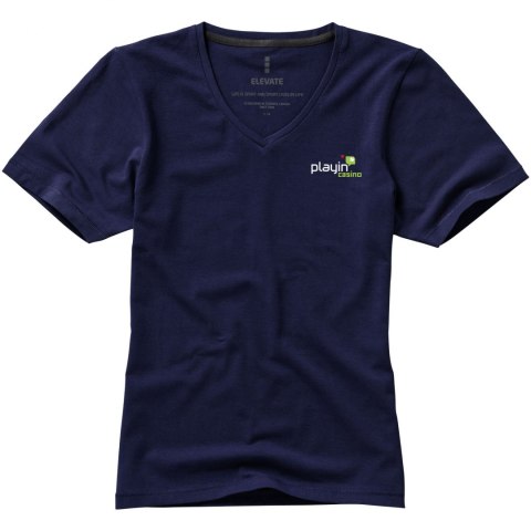Damski T-shirt organiczny Kawartha z krótkim rękawem granatowy (38017492) Damski T-shirt organiczny Kawartha z krótkim rękawem granatowy (38017492)