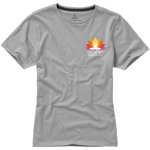 Damski t-shirt Nanaimo z krótkim rękawem szary melanż (38012962) Damski t-shirt Nanaimo z krótkim rękawem szary melanż (38012962)