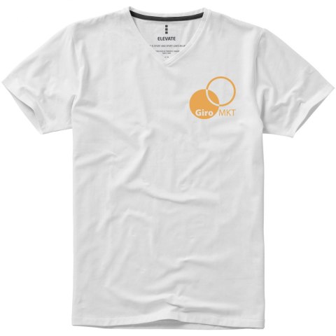 Męski T-shirt organiczny Kawartha z krótkim rękawem biały (38016011) Męski T-shirt organiczny Kawartha z krótkim rękawem biały (38016011)