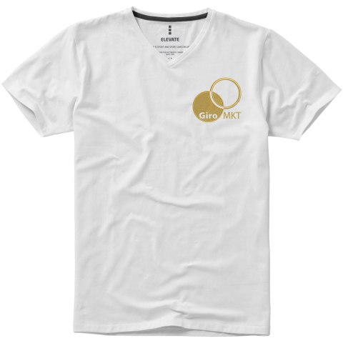 Męski T-shirt organiczny Kawartha z krótkim rękawem biały (38016011) Męski T-shirt organiczny Kawartha z krótkim rękawem biały (38016011)